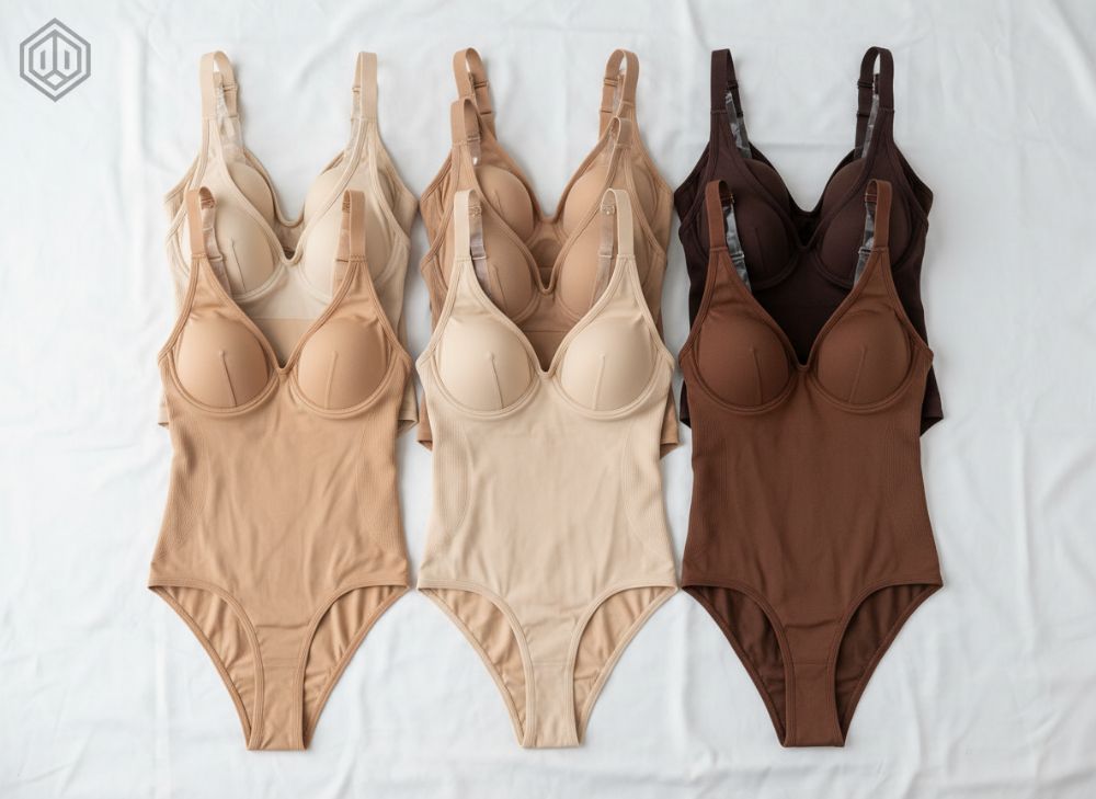 Fabricante OEM Moldeadores Bodysuit Sin Espalda