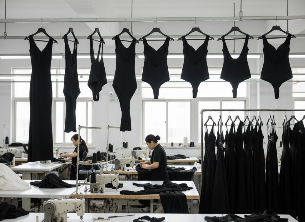 Fabricante Ropa Modeladora Negra Sin Espalda OEM México