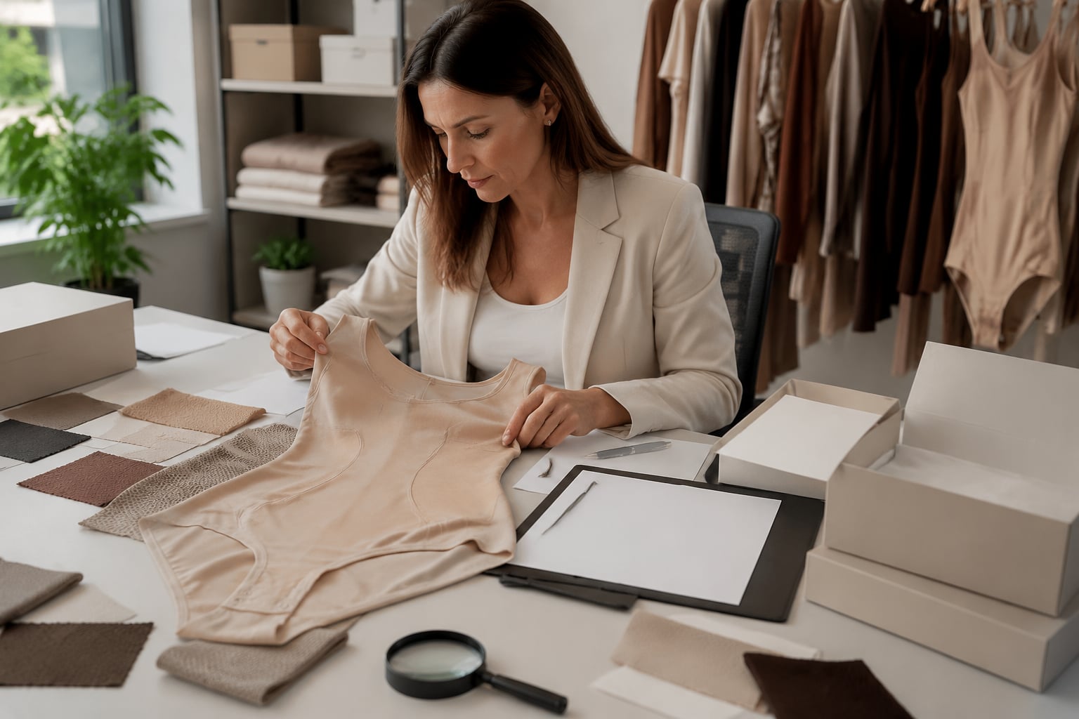 Cómo elegir materiales para shapewear sin perder ajuste
