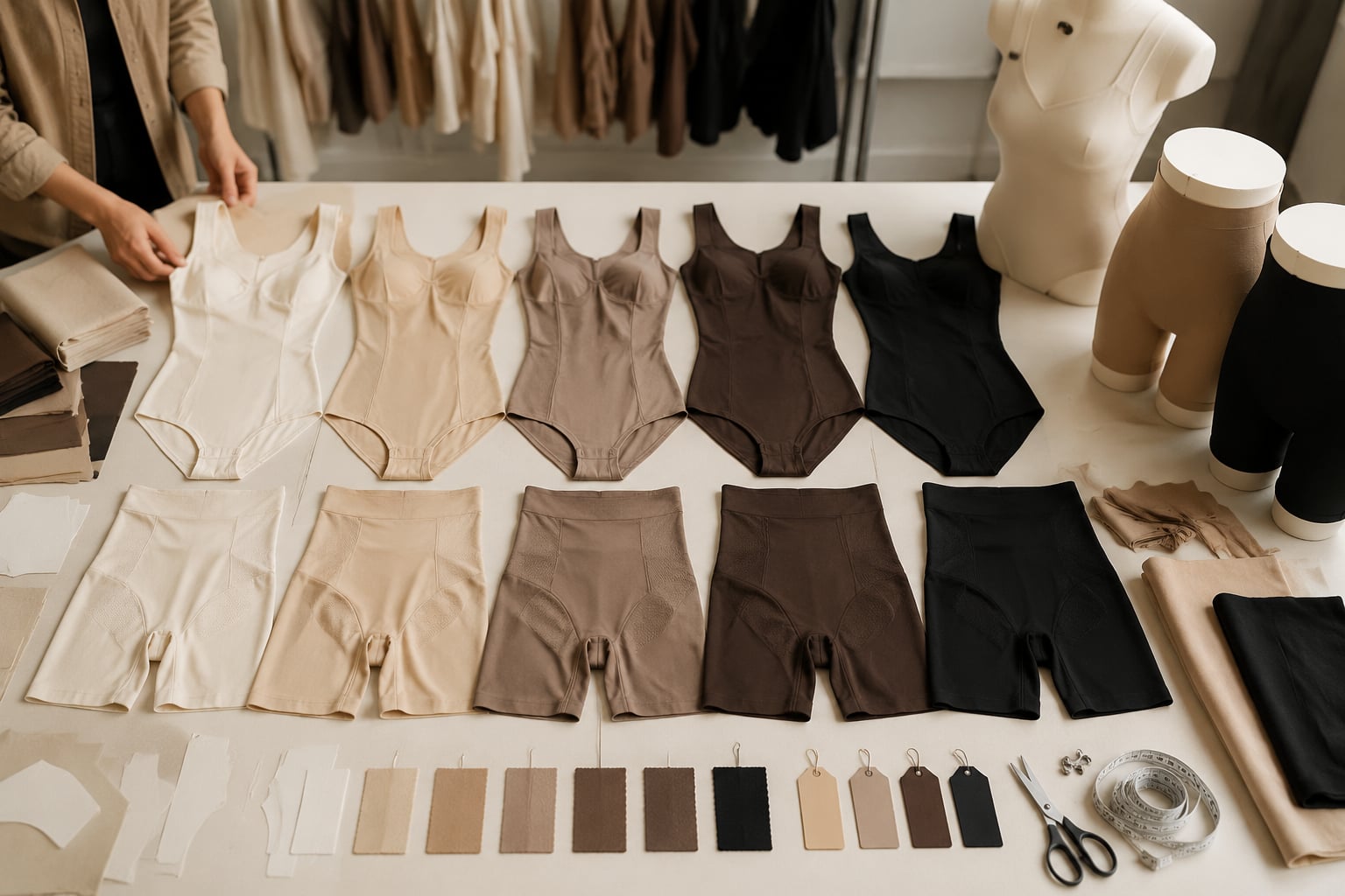 Cómo elegir materiales para shapewear sin perder ajuste