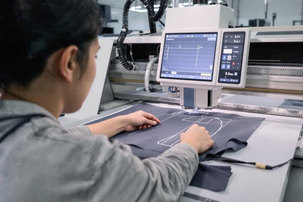 Corte controlado digitalmente de materiales elásticos para fajas